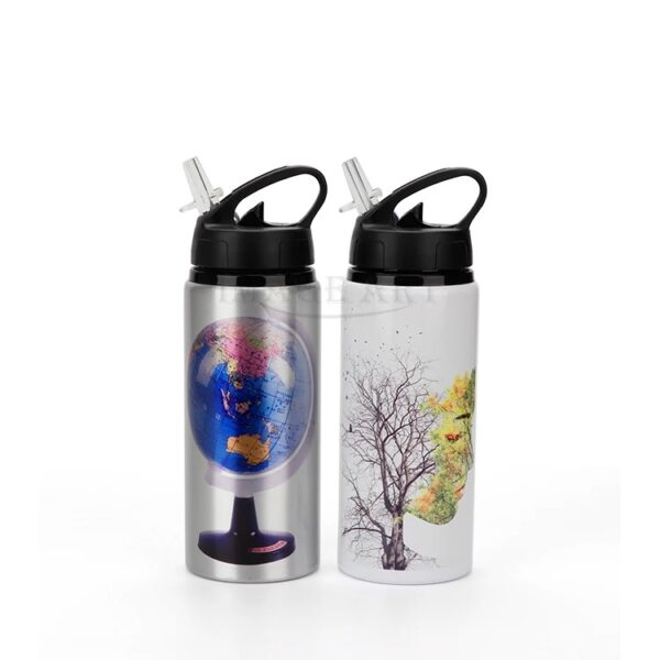 Kids 600ML Bottle with Straw - Image 4